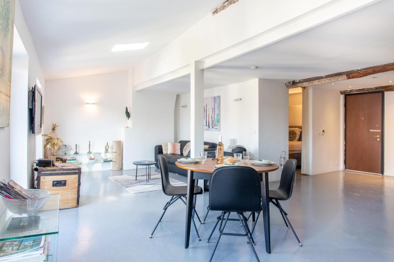 Ross 5- F2, Lumineux, Balcon, Loft, Clim, Vieux-Nice Eksteriør billede