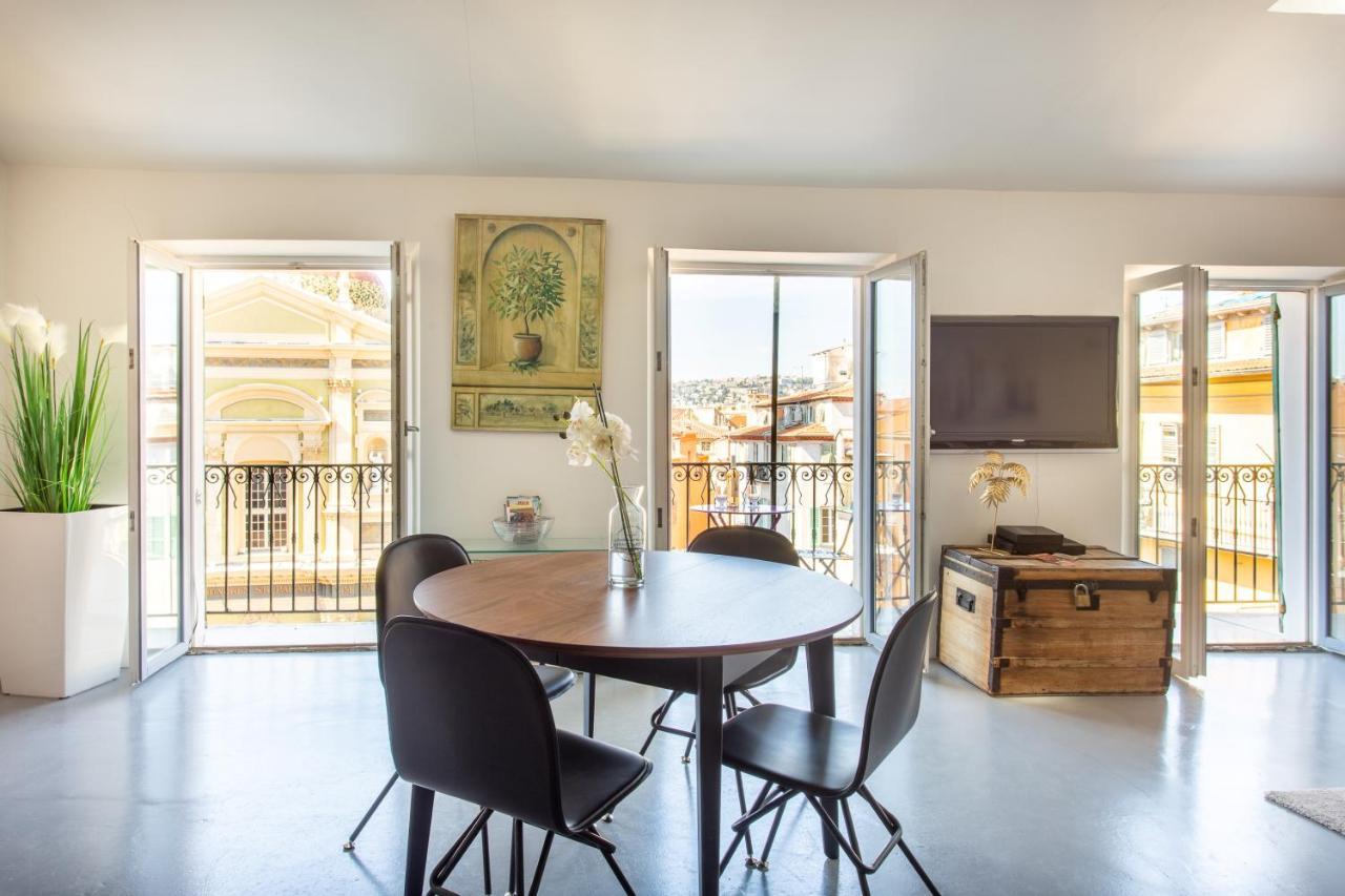 Ross 5- F2, Lumineux, Balcon, Loft, Clim, Vieux-Nice Eksteriør billede