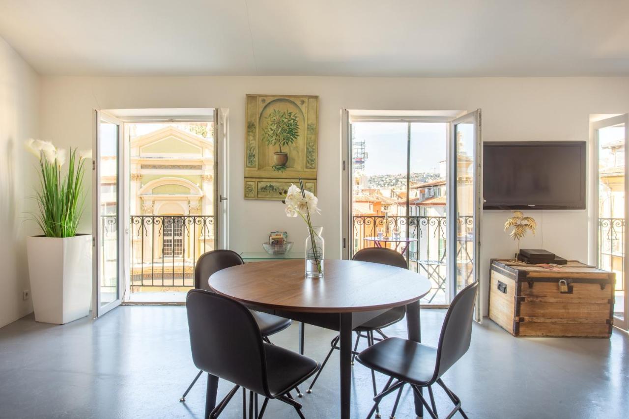 Ross 5- F2, Lumineux, Balcon, Loft, Clim, Vieux-Nice Eksteriør billede