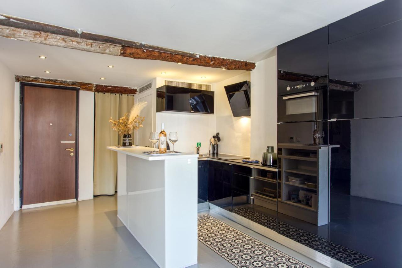 Ross 5- F2, Lumineux, Balcon, Loft, Clim, Vieux-Nice Eksteriør billede