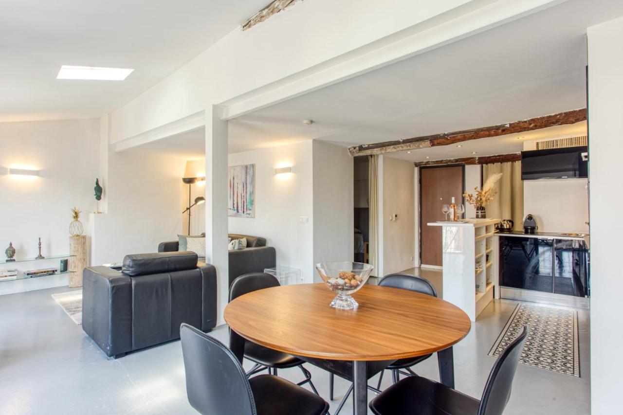 Ross 5- F2, Lumineux, Balcon, Loft, Clim, Vieux-Nice Eksteriør billede