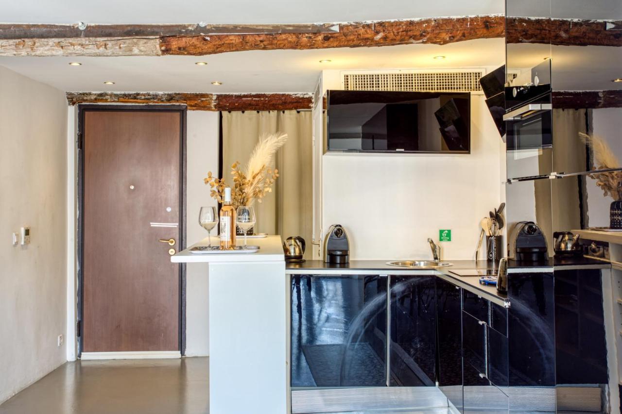 Ross 5- F2, Lumineux, Balcon, Loft, Clim, Vieux-Nice Eksteriør billede