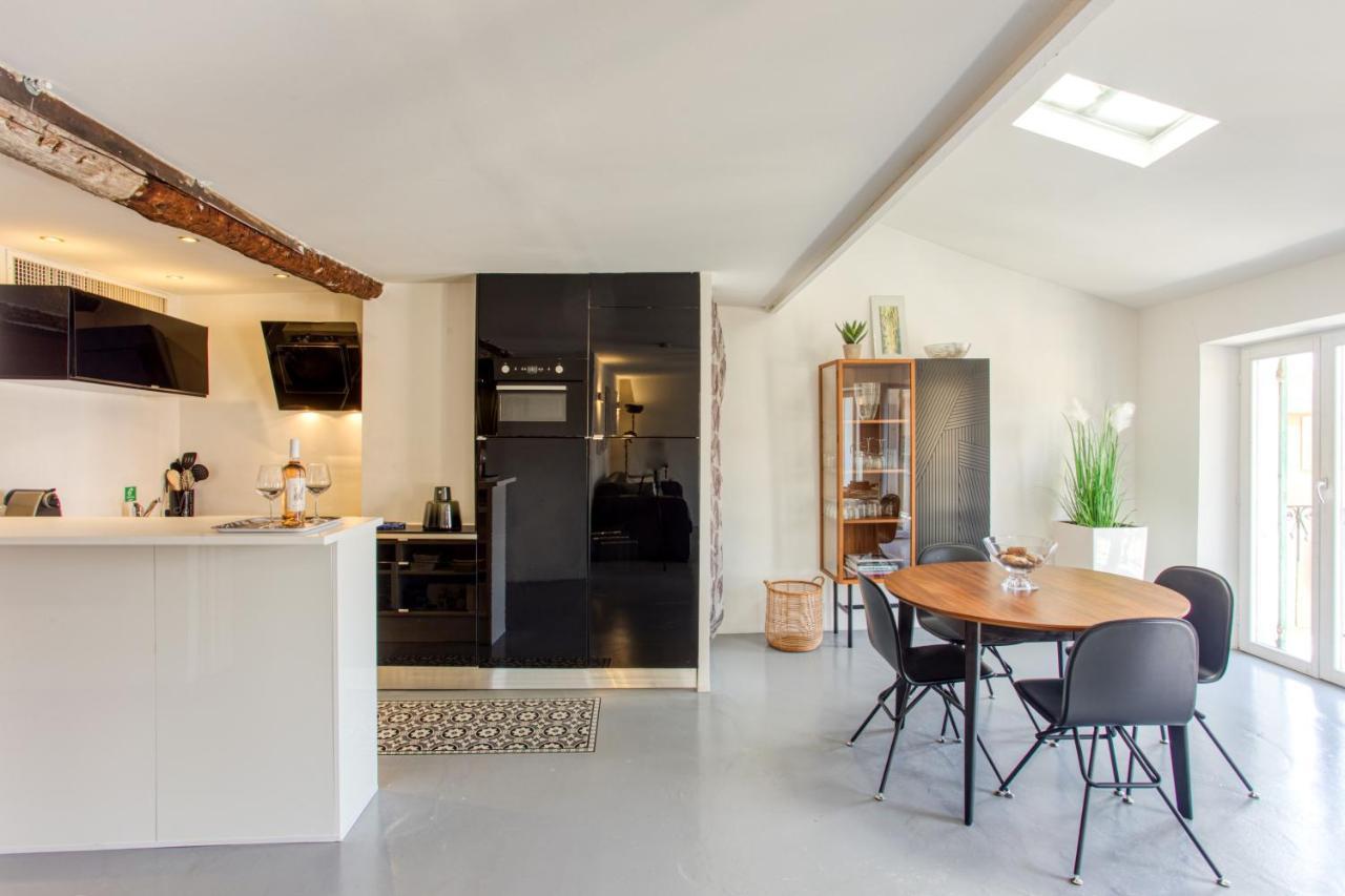Ross 5- F2, Lumineux, Balcon, Loft, Clim, Vieux-Nice Eksteriør billede