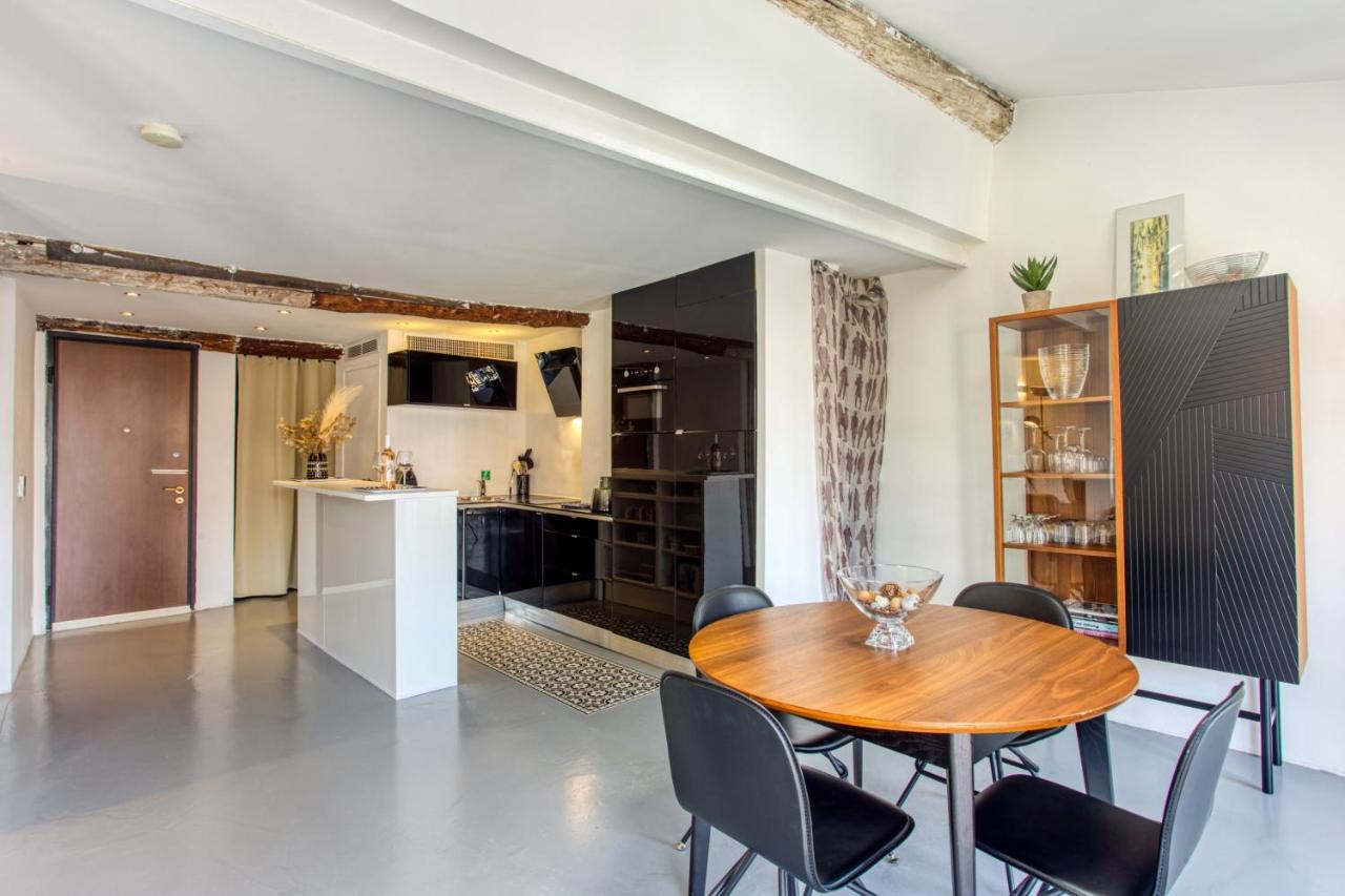 Ross 5- F2, Lumineux, Balcon, Loft, Clim, Vieux-Nice Eksteriør billede